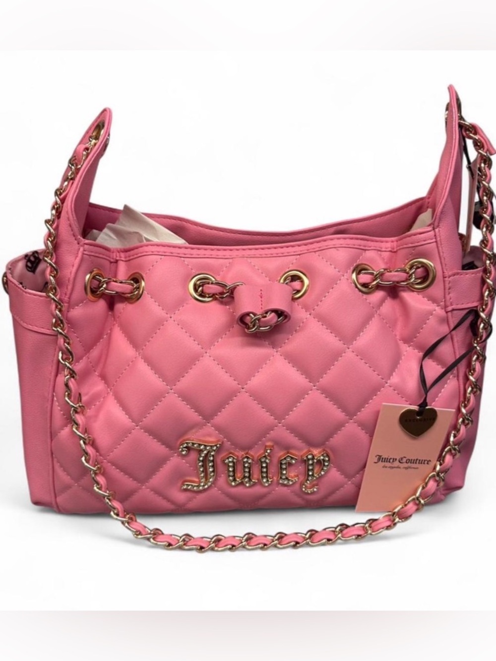 Juicy Couture “Fashion Icon Bucket Bag”, pink